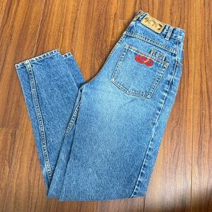 Vintage High Rise Coca Cola Blue Jeans size 24-25